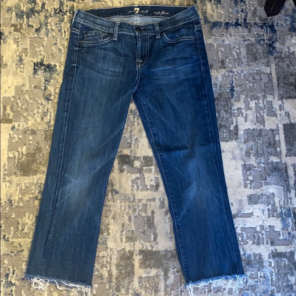 7 for all mankind crop jeans